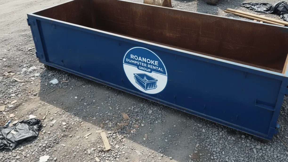 Roll-off dumpster delivery serving Raleigh Court, Virginia from Roanoke Roll-off dumpster delivery serving Raleigh Court, Virginia from Roanoke
